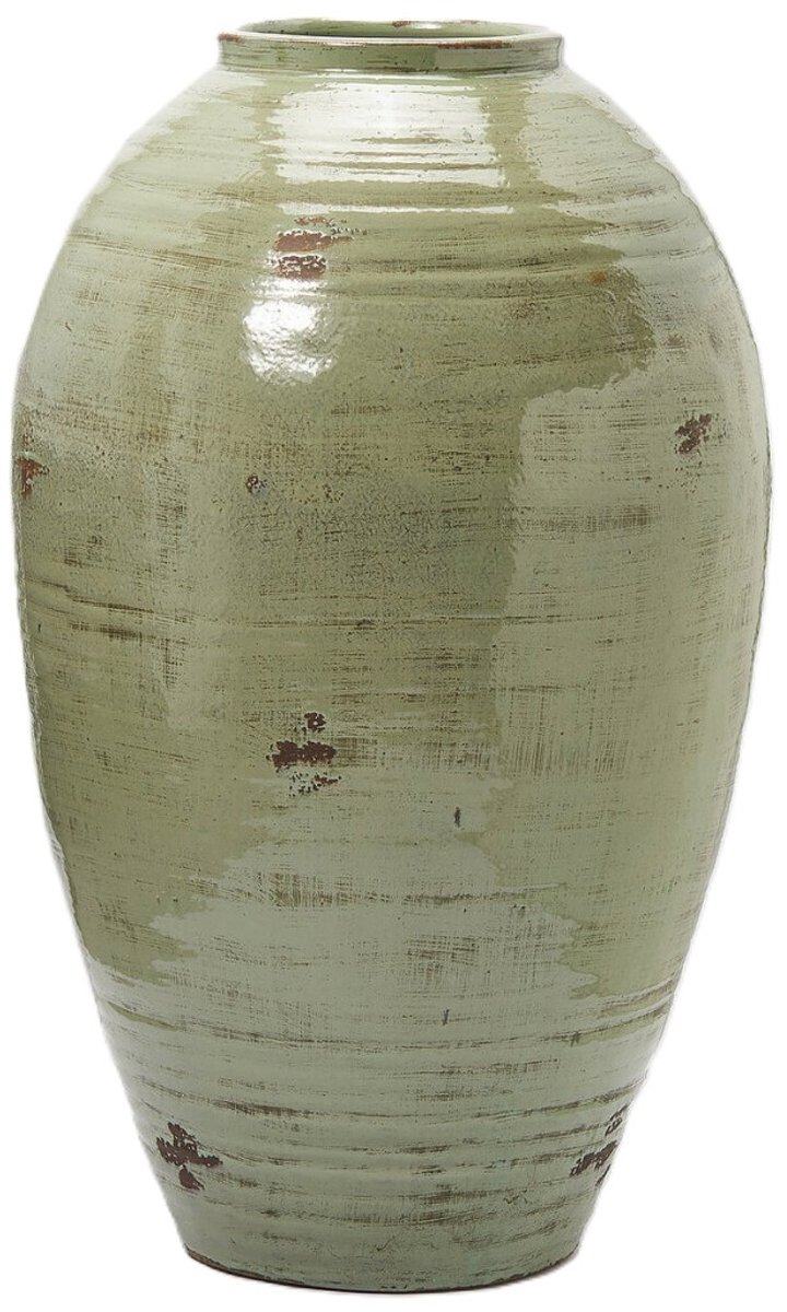 EDG - Bloempot - Keramiek - groen - D54 x H87 cm