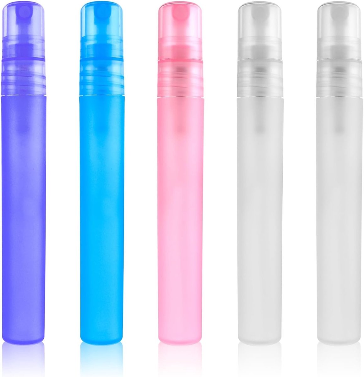 Mini Parfum Atomizer 10ml - 5 Stuks Draagbare Navulbare Sprayflessen voor Reizen, Perfect voor Op Stap, Kleine Monsters en Lege Flesjes