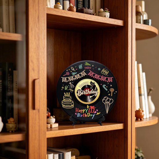 Gastenboek vinyl plaat gastenboek verjaardag decoratie verjaardag — afbeelding 5