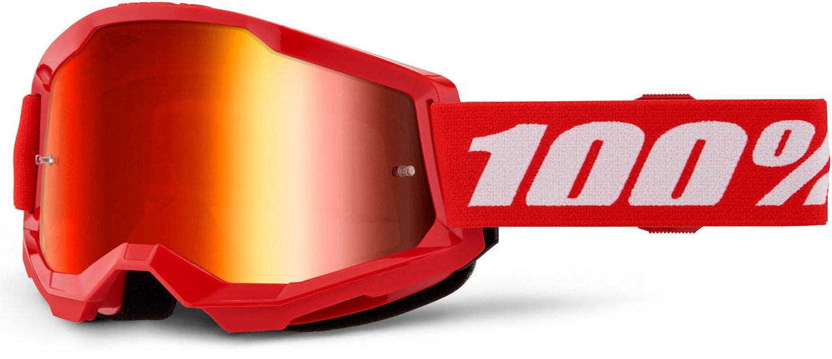 100% Strata 2 Essential Chrome Motorcross bril -