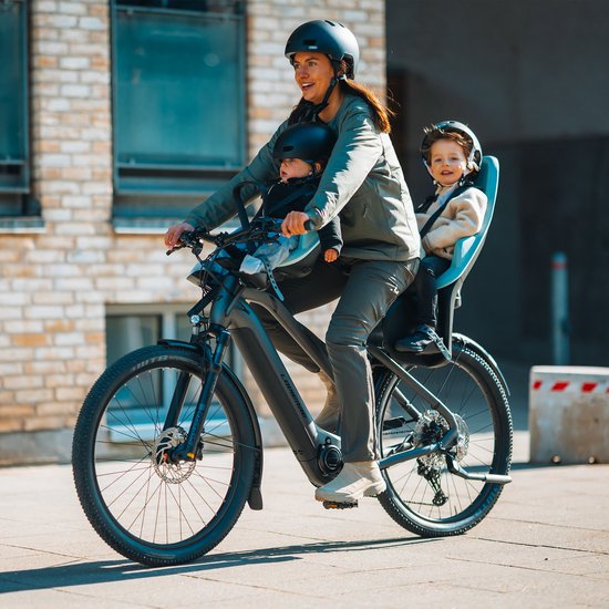 Thule Yepp 2 mini - fietsstoeltje - voorzitje - Nutria Green van Thule — afbeelding 5