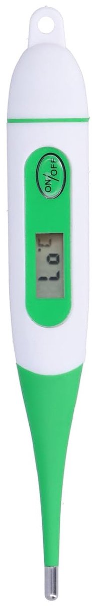 Huisdierthermometer voor Paarden en Runderen, Waterdicht met Flexibele Temperatuursonde, voor Honden en Katten