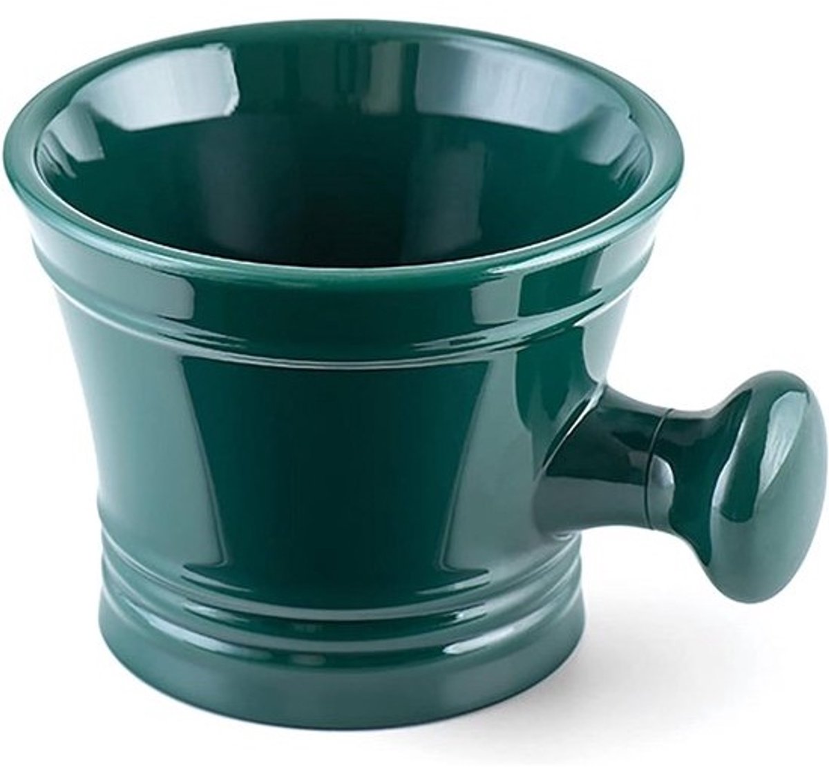 Acryl Scheermok met Knop Handvat, Diepe Grootte Natte Scheren Cup, Scheermes Scheren Zeep en Cream Bowl voor Mannen, Groen - Scheerbeker - Nat scheren - Handvat - Scheren - Comfortabel - Groen - Geschenkidee - Geschikt voor Mannen - Groot formaat