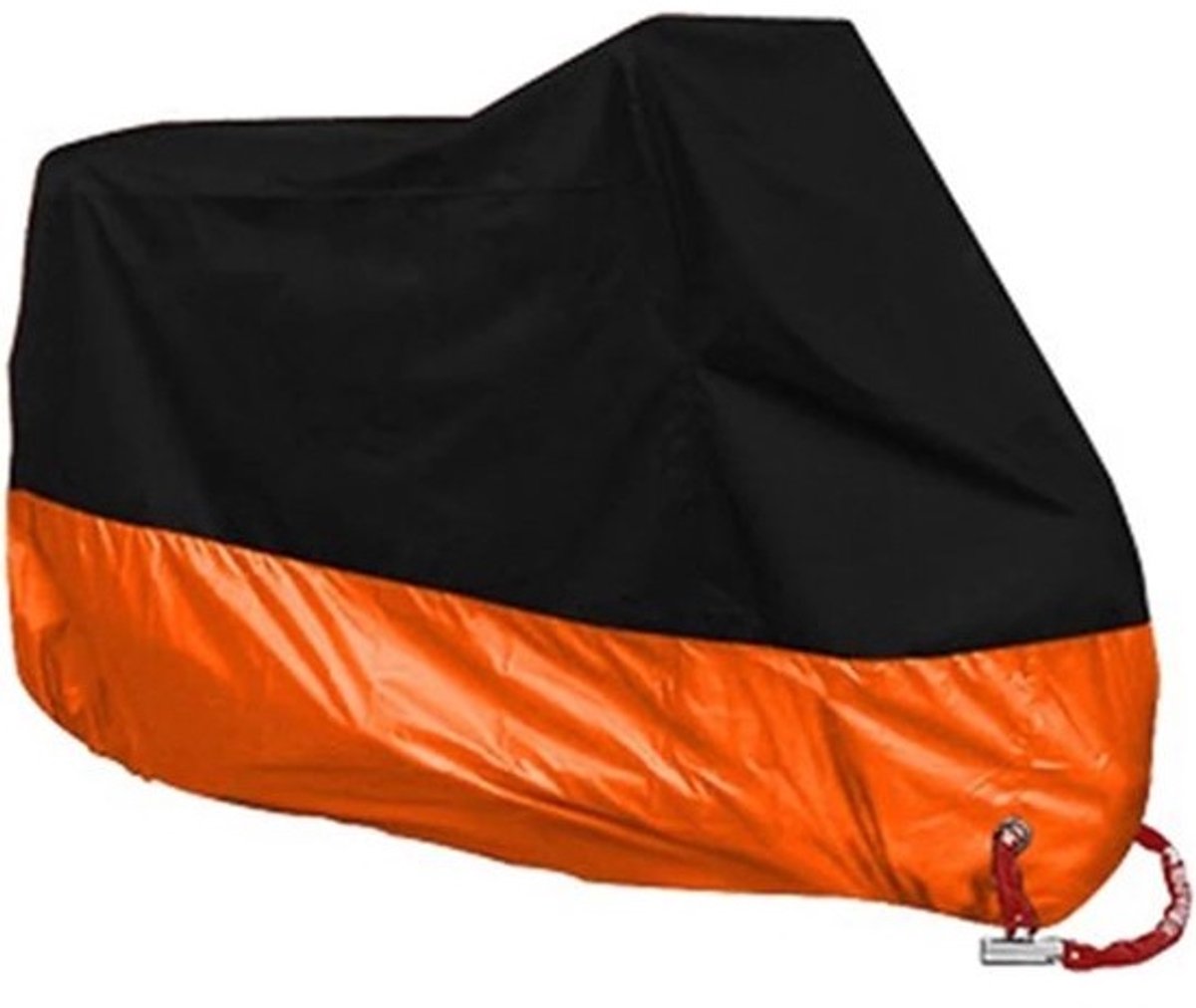 E-shop4u® - Motorhoes - Scooterhoes - Beschermhoes - Motorfiets hoes Waterdicht Buiten - Motor Hoes - Motorhoes Waterdicht - Fietshoes - 2 Fietsen- UV-Bescherming - - Maat XL - Oranje