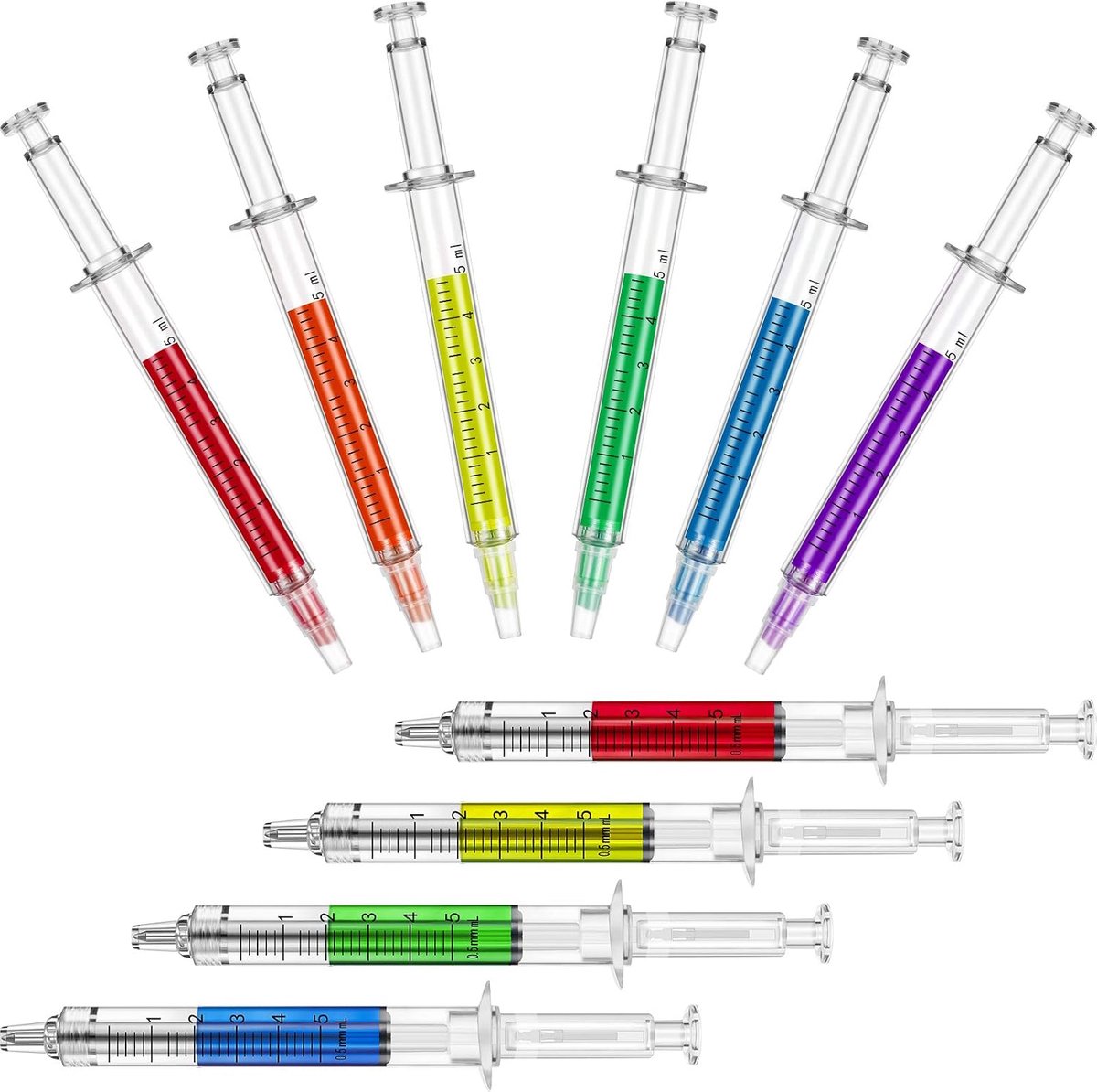 Balpennen, spuit, fluorescerend, voor feestjes, Kerstmis, school, kantoor, verschillende kleuren
