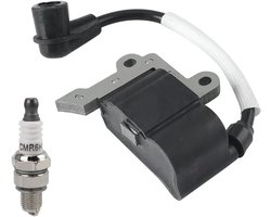 Bobine voor Redmax Zenoah Husqvarna Kettingzaag T435 T439 met bougie, Bobine Module Vervangen #UK-09616C-501 ZF629