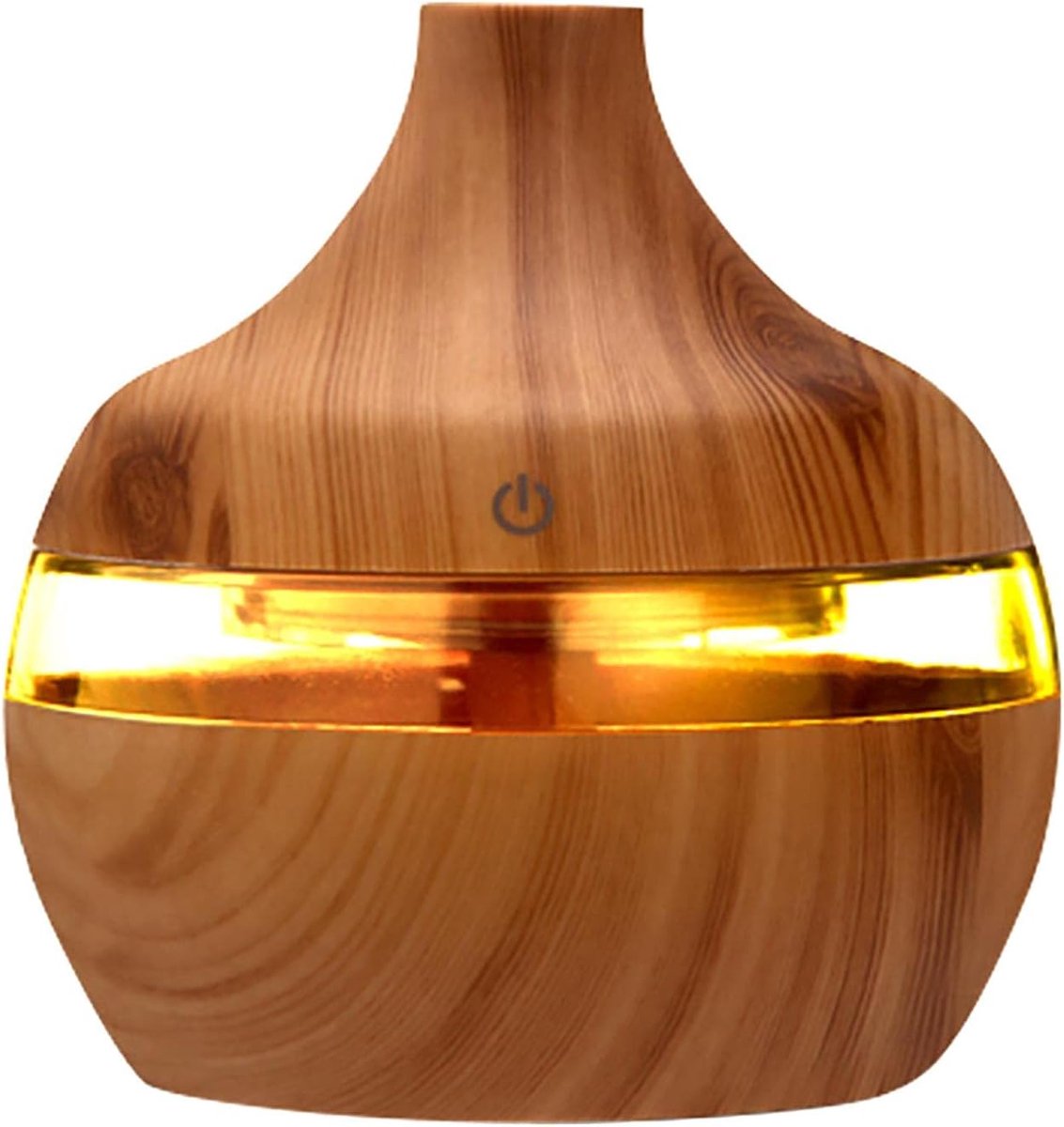 300ml Mini Diffuseur d'Huiles Essentielles, Luchtbevochtiger à bois Draagbare Luchtreiniger Electrique Ultrasonique Brume Parfum voor SPA, Massage, Yoga, Maison, Bureau, Chambre bébé (C)