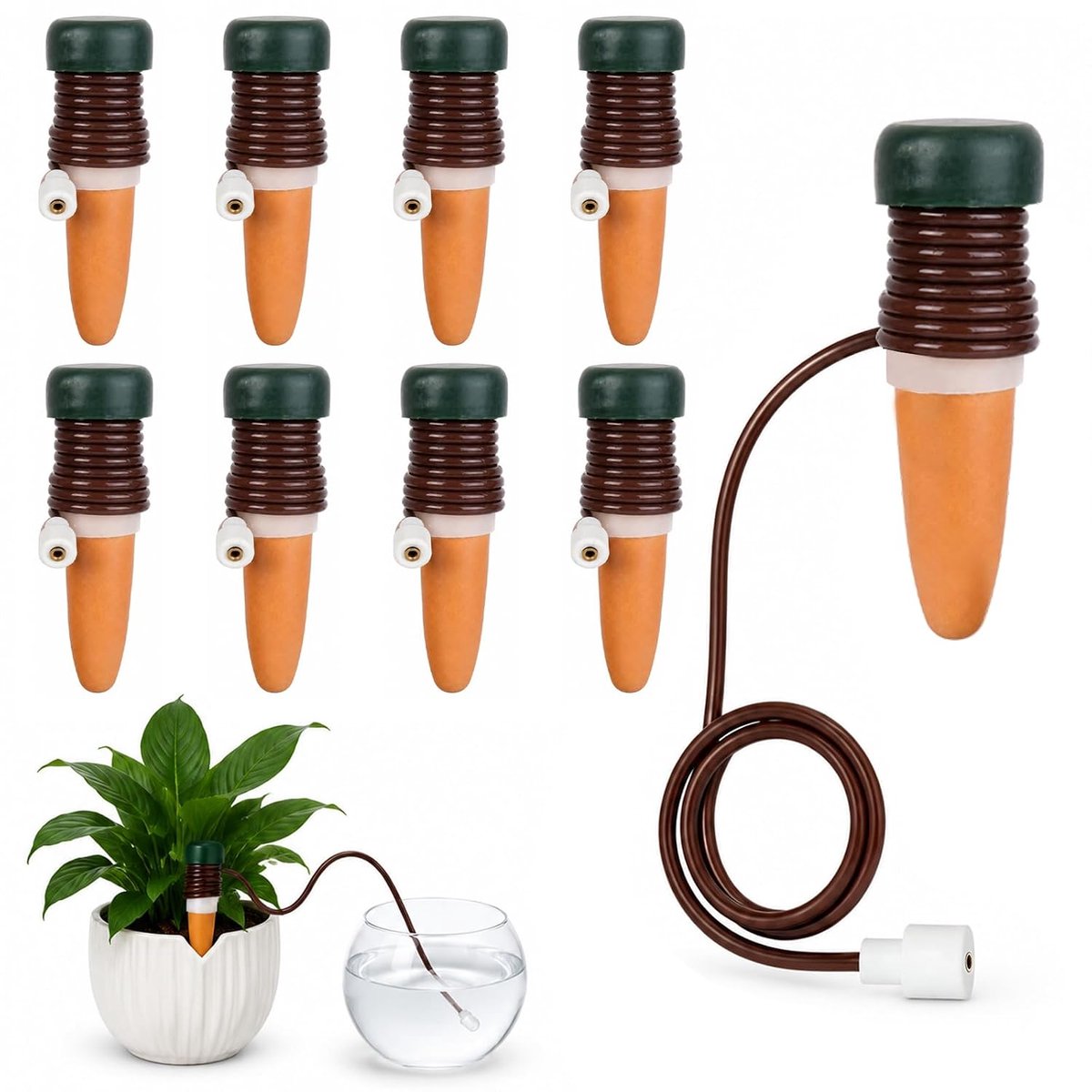 8 waterdispensers voor kamerplanten
