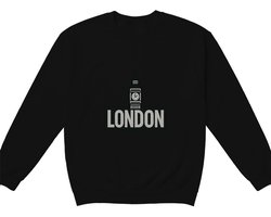 London Sweater – LONDON met Big Ben – Stoere Outfit – Unisex Sweater voor Dames & Heren – Origineel Cadeau
