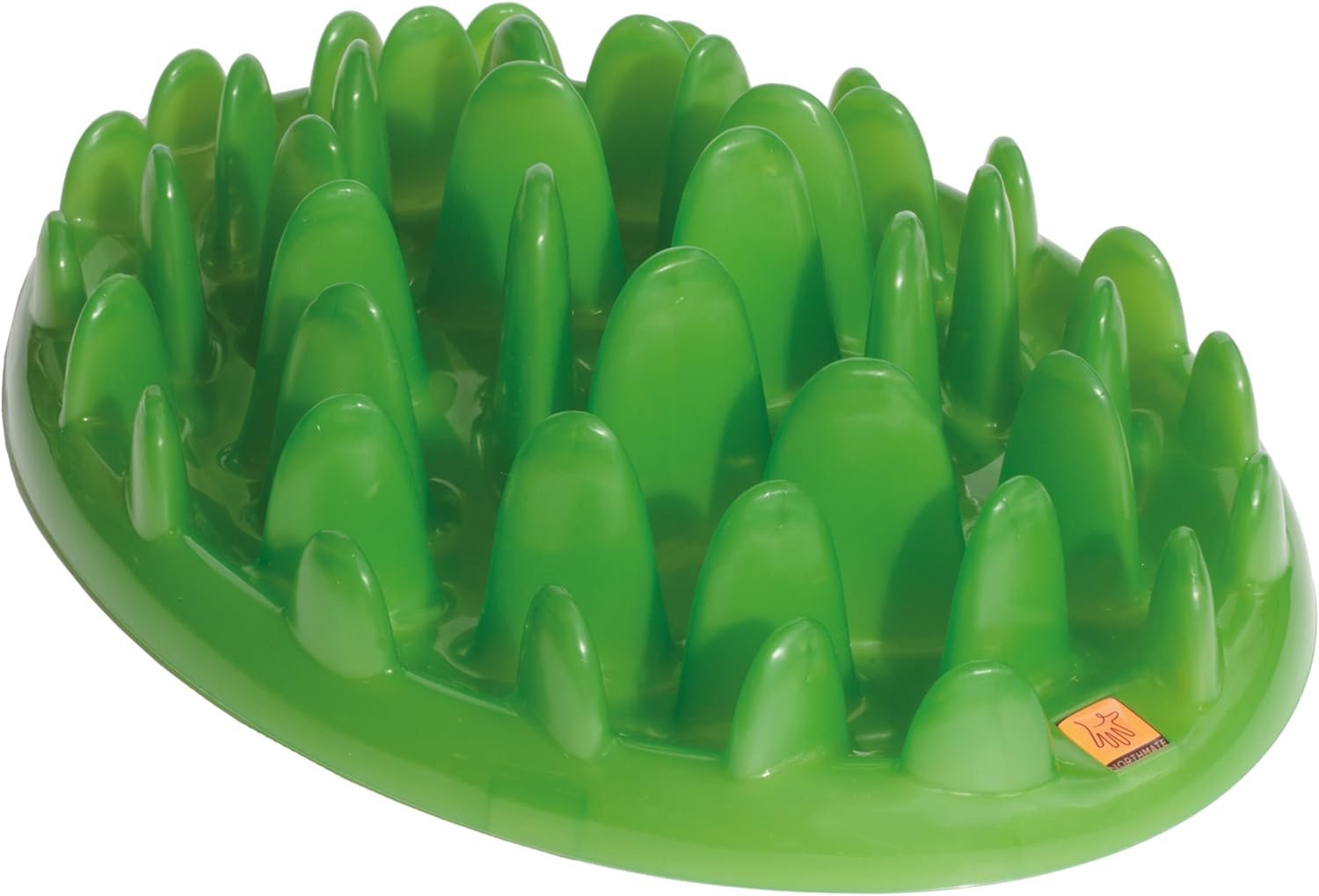 Famanu - Interactieve Hond Voerbak - voorkomt schrokken - stimuleert langzamer eten - Groen