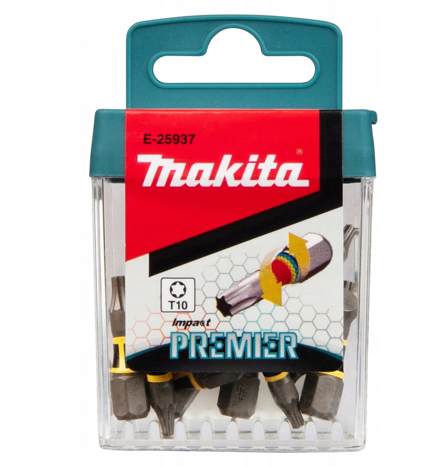 Makita T10 x 25 mm Impact Premier Slagschroefbit 15 stuks - E-25937
