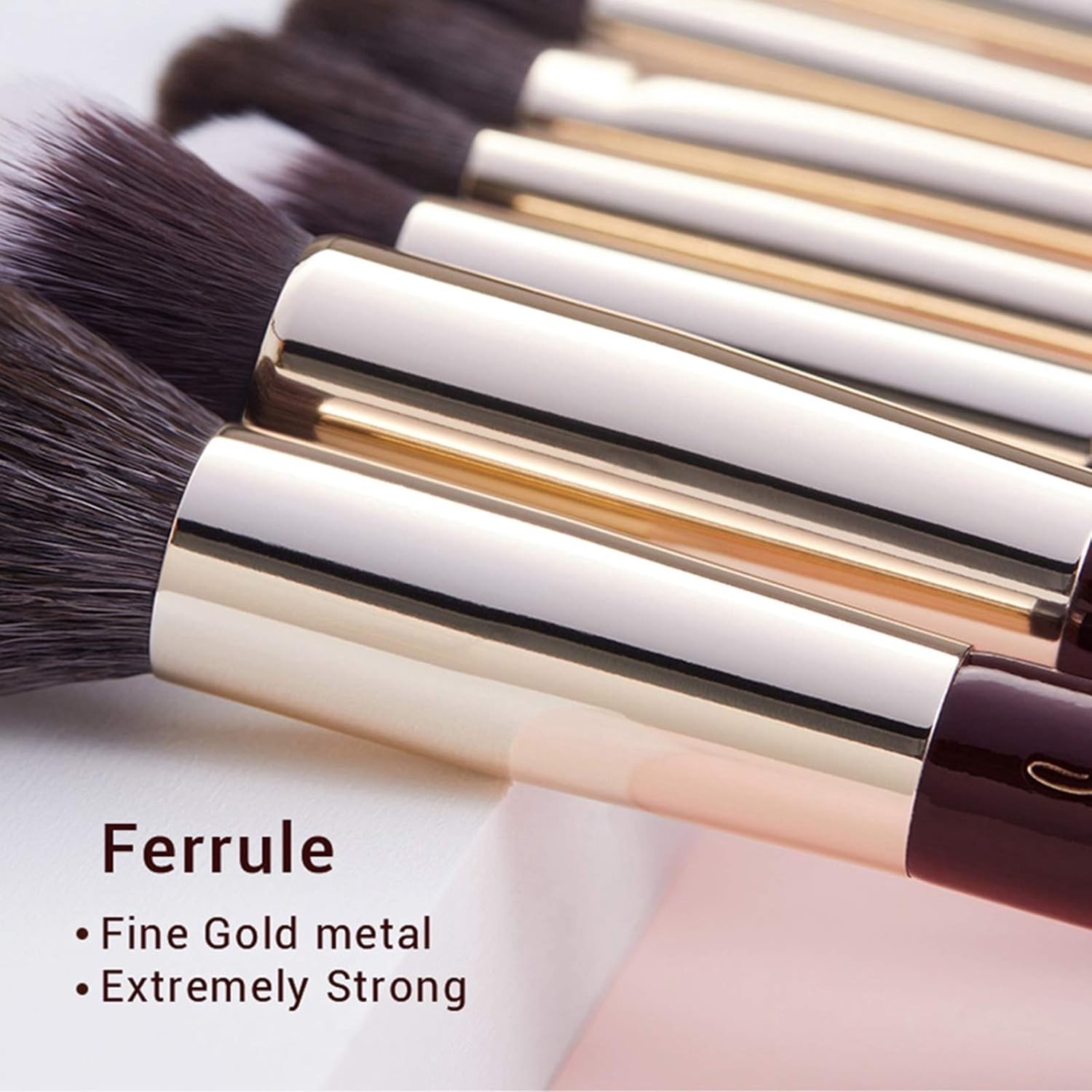 Make-upkwastenset - D-Zinfandel - 25-delig - Synthetisch Haar - Voor Professionele Make-up