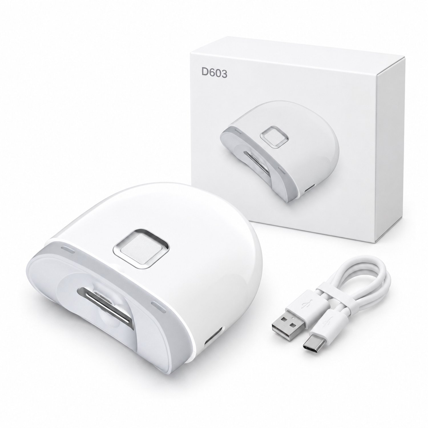 Elektrische nagelknipper - wit D603 - nagelverzorging - voor thuisgebruik - verpakking per stuk