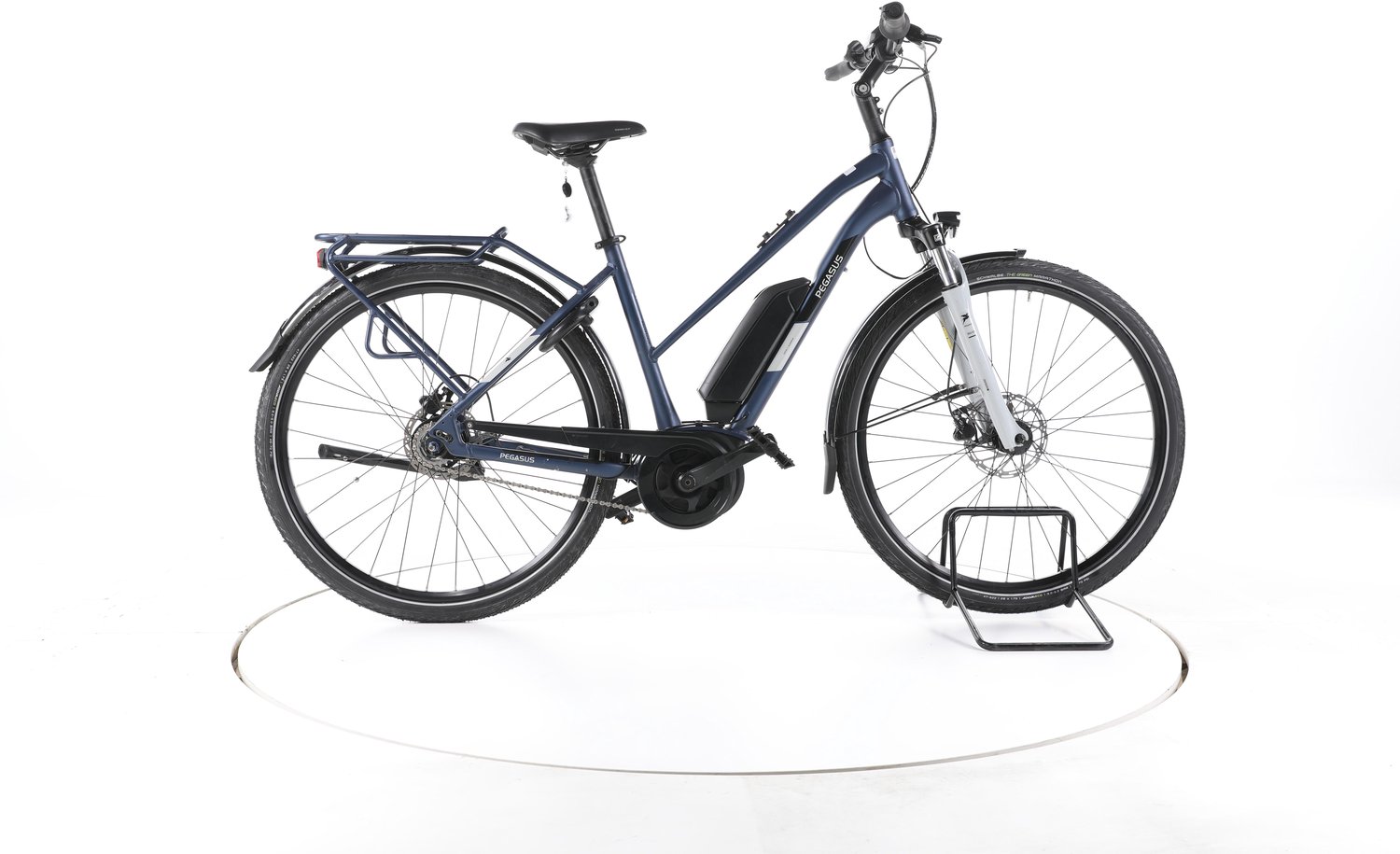 Pegasus Solero E8R Plus Elektrische citybike Bosch Accu 400Wh 28" blauw Pro