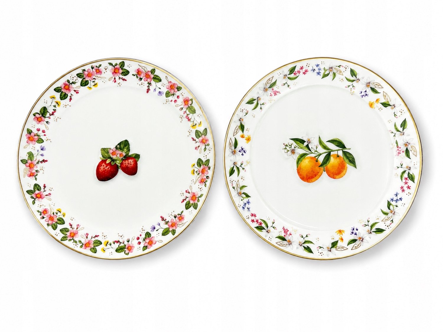 Easy Life Fruit Dessertbord - 16 cm - Porselein - 2 Stuks