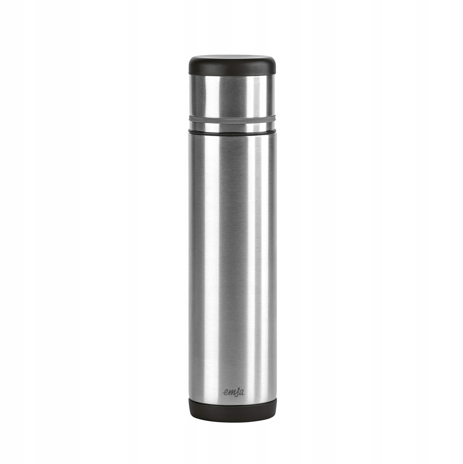 Emsa Mobility Safe Loc Pro Thermos 0,7L Zwart/Grijs Roestvrij Staal