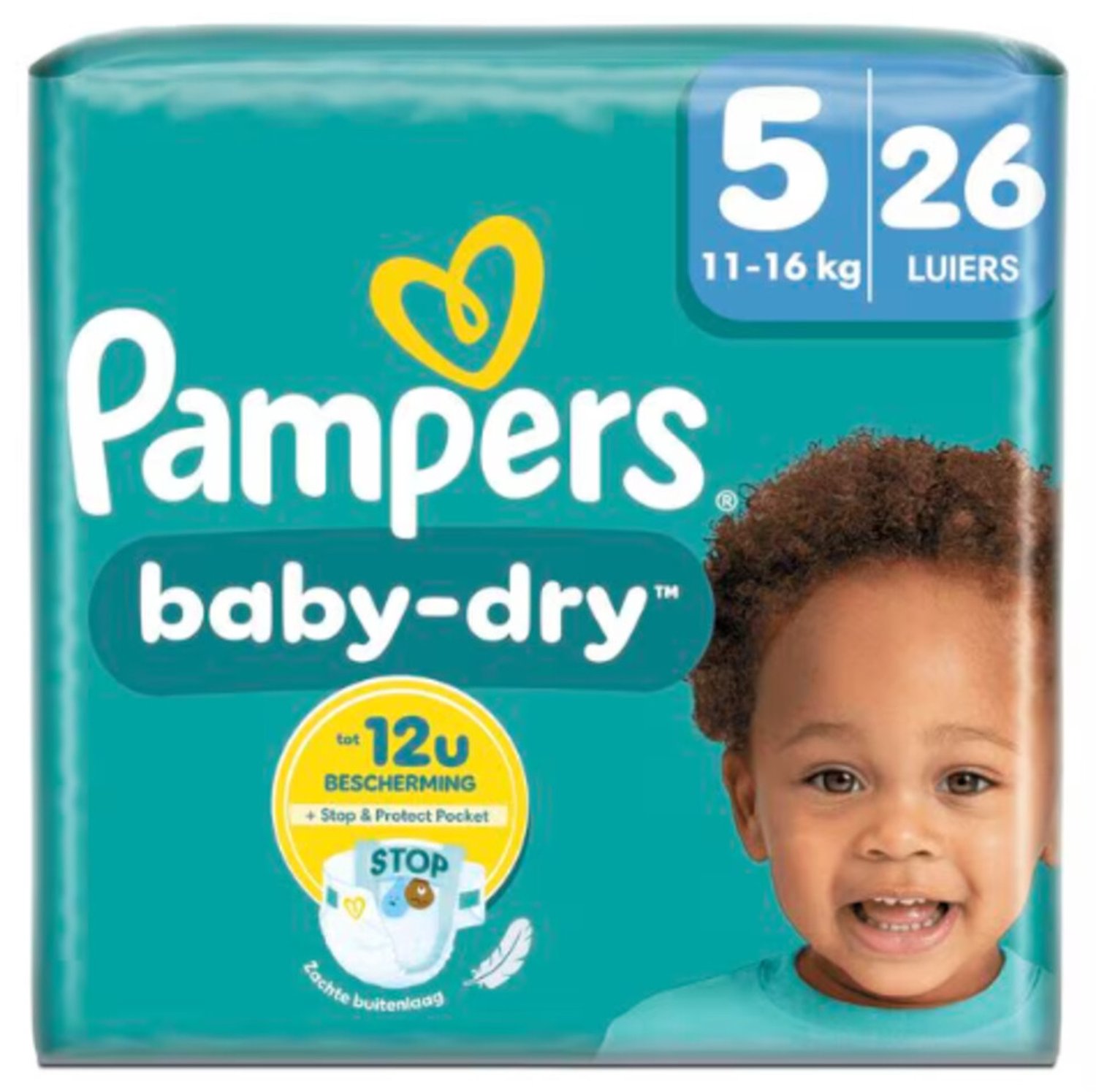 Pampers Baby Dry luiers maat 5 | 26 stuks