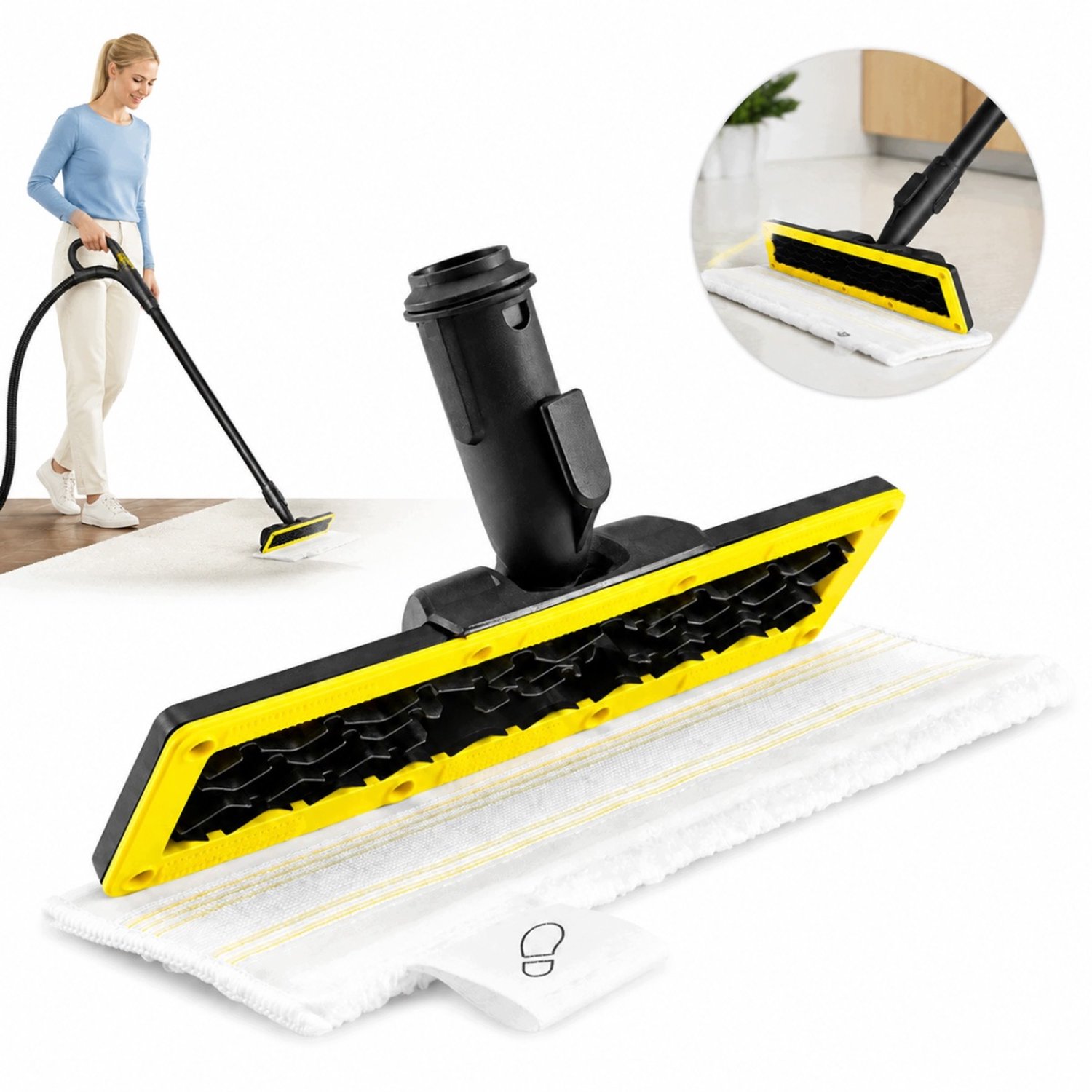 Karcher EasyFix Vloermondstuk met Microvezeldoek voor SC 1-5