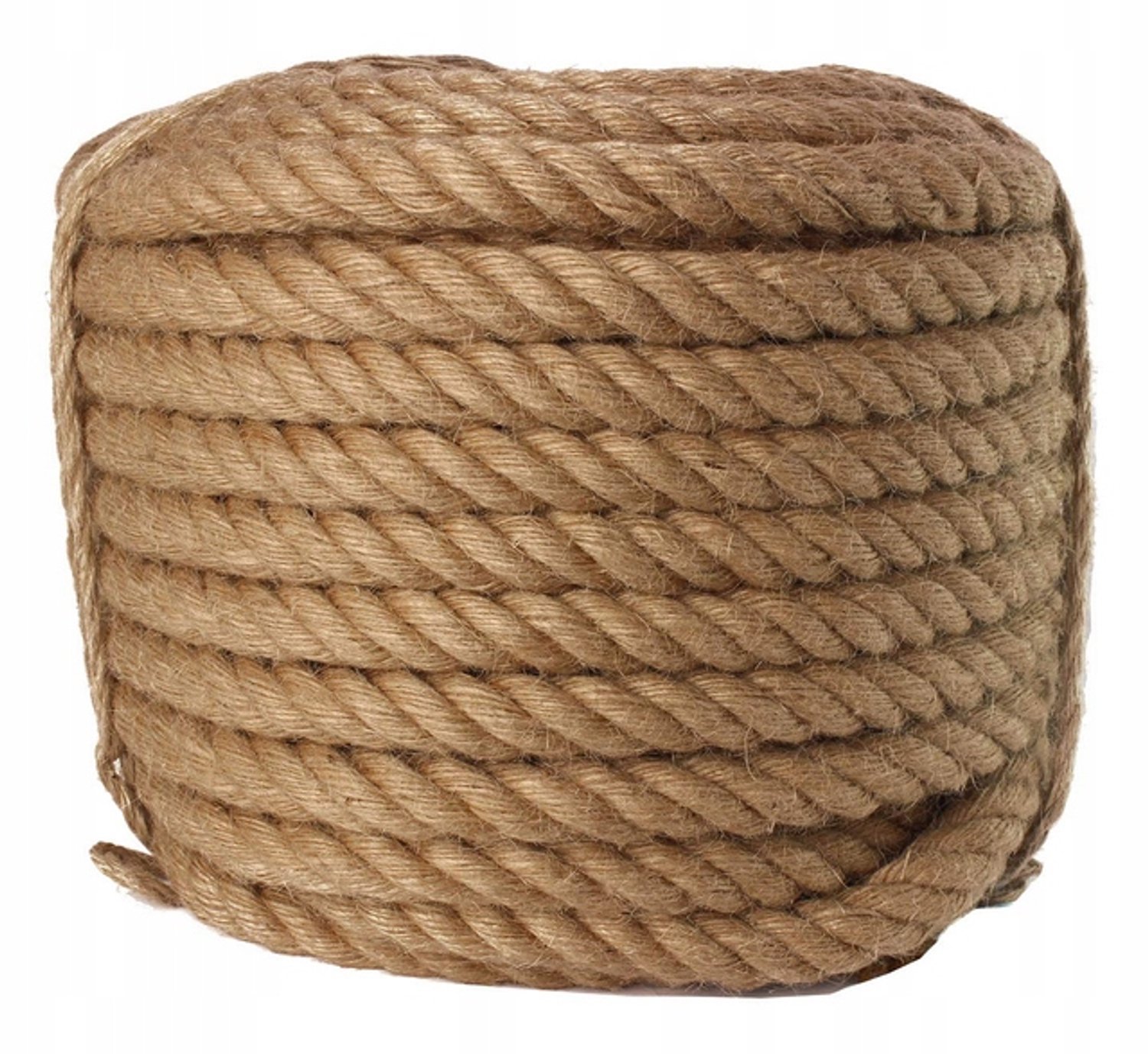 Merkloos Jutekouw Touw 24mm x 25m - Decoratief & Zeiltoepassingen