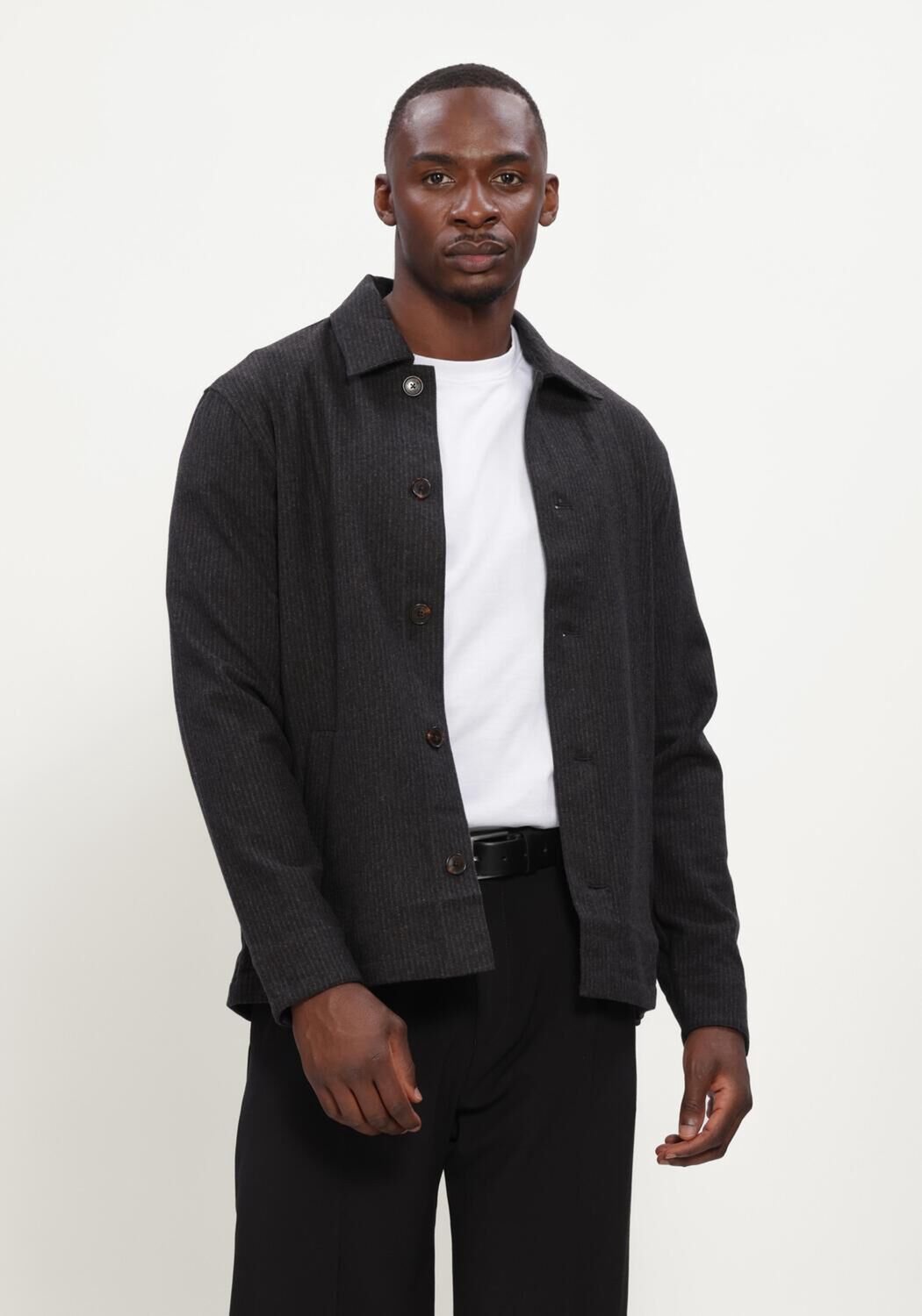 MATINIQUE Maorignal Overshirts Heren - Donkergrijs - Maat XL