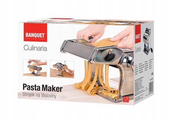 Handmatige Pastamachine - Lasagne, Deeg & Ravioli Maker van Banquet — afbeelding 2