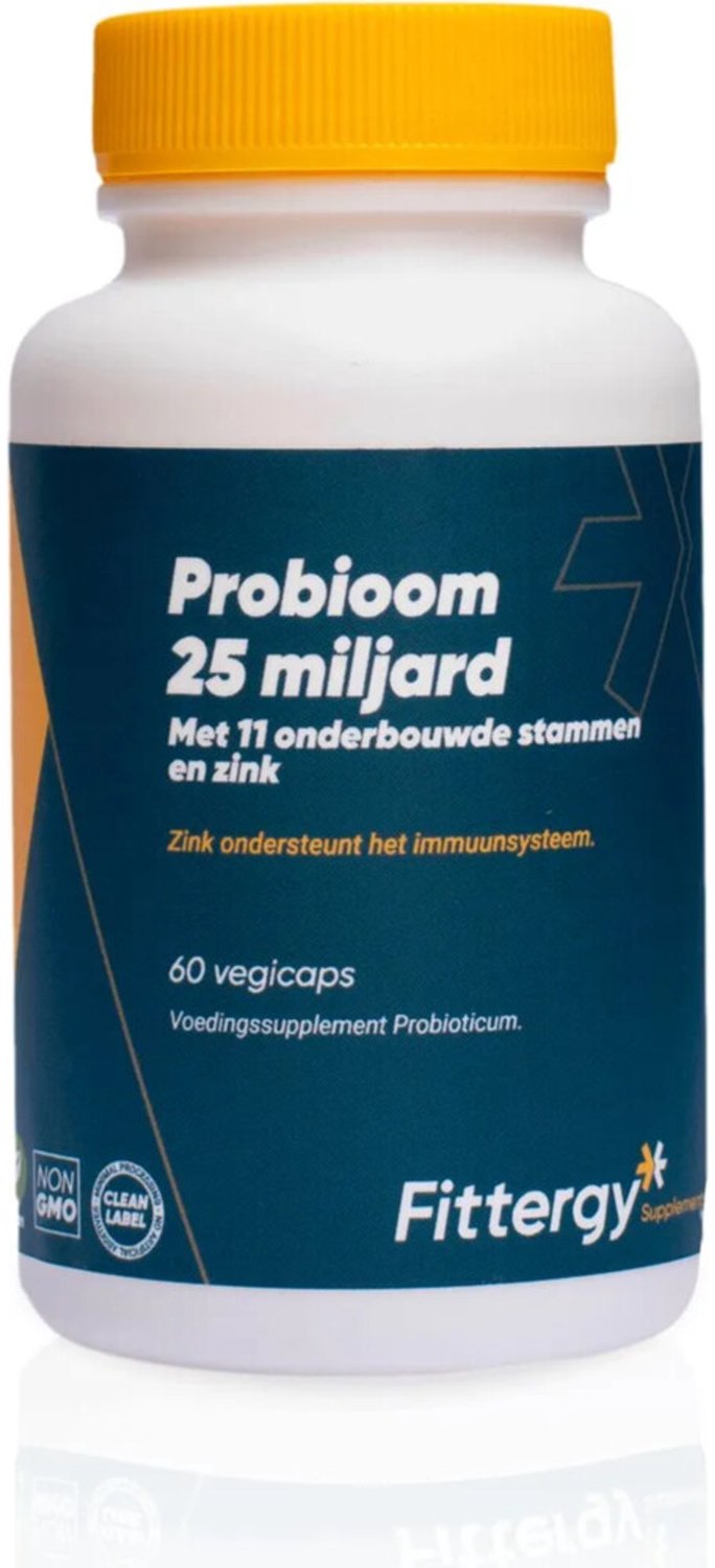 Fittergy Supplements - Probioom 25 Miljard - 2 x 60 capsules - Voordeelverpakking