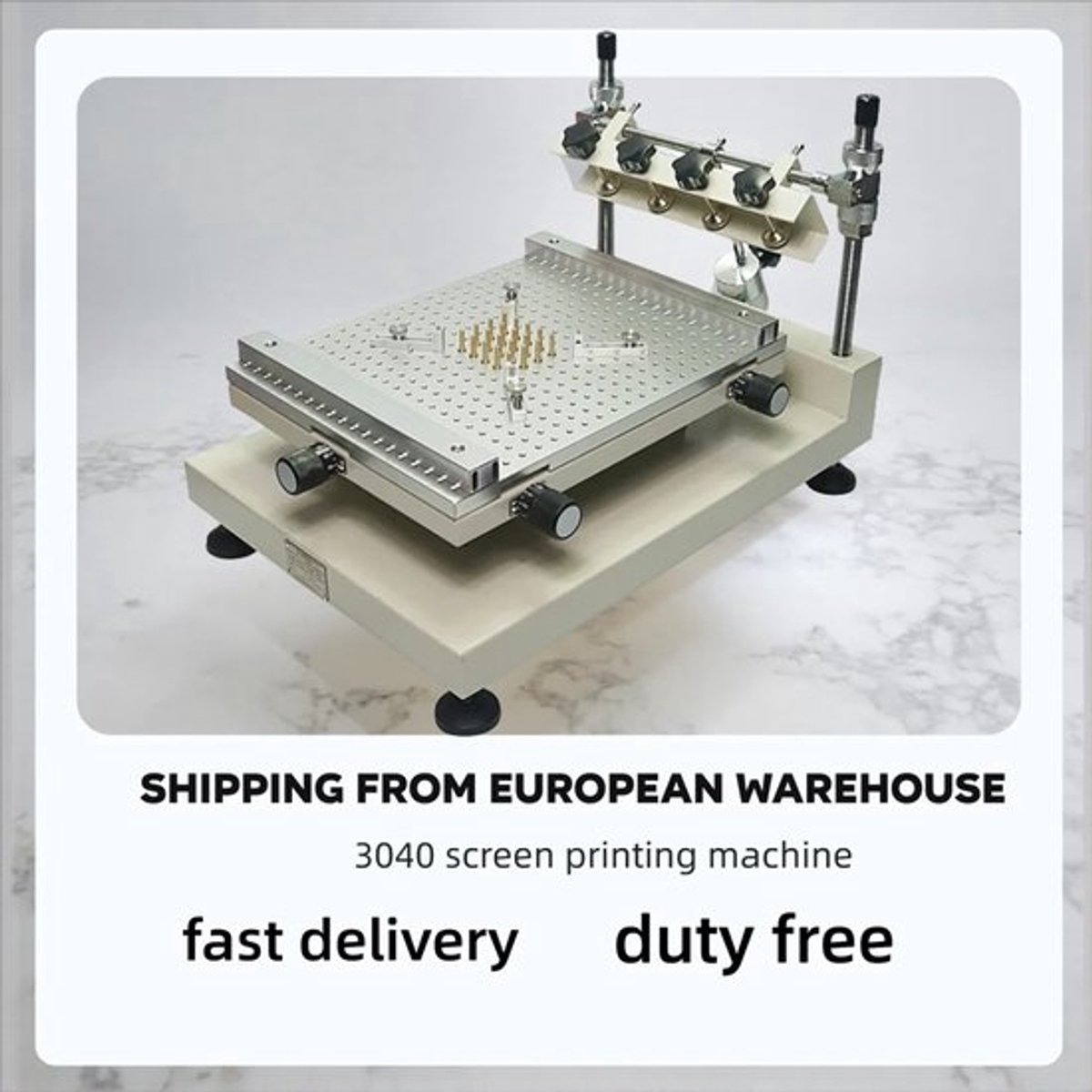 Soldeerpasta Printer ZB3040H - 250x400 mm Printformaat - Aluminium En Staal - Zeefdrukmachine - Precisie Printapparaat