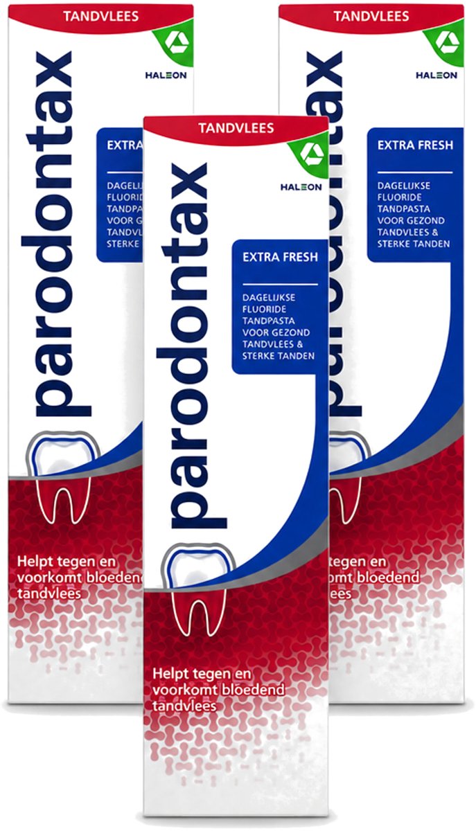 3 x Parodontax – Tandpasta – Extra Fresh – 75 ml - Voordeelverpakking - 3 stuks