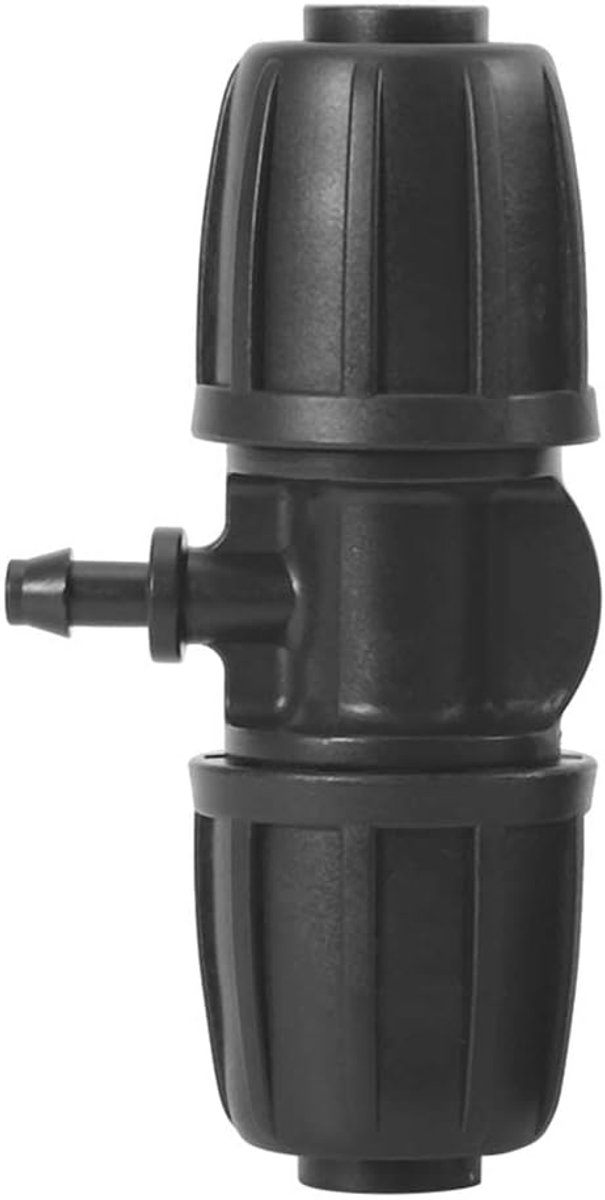 Connector, 10 Stuks 16mm Tot 4/7 Slang Connector POM Tuin Lock Prikkeldraad Tee Connector voor PE Slang Tuinirrigatie