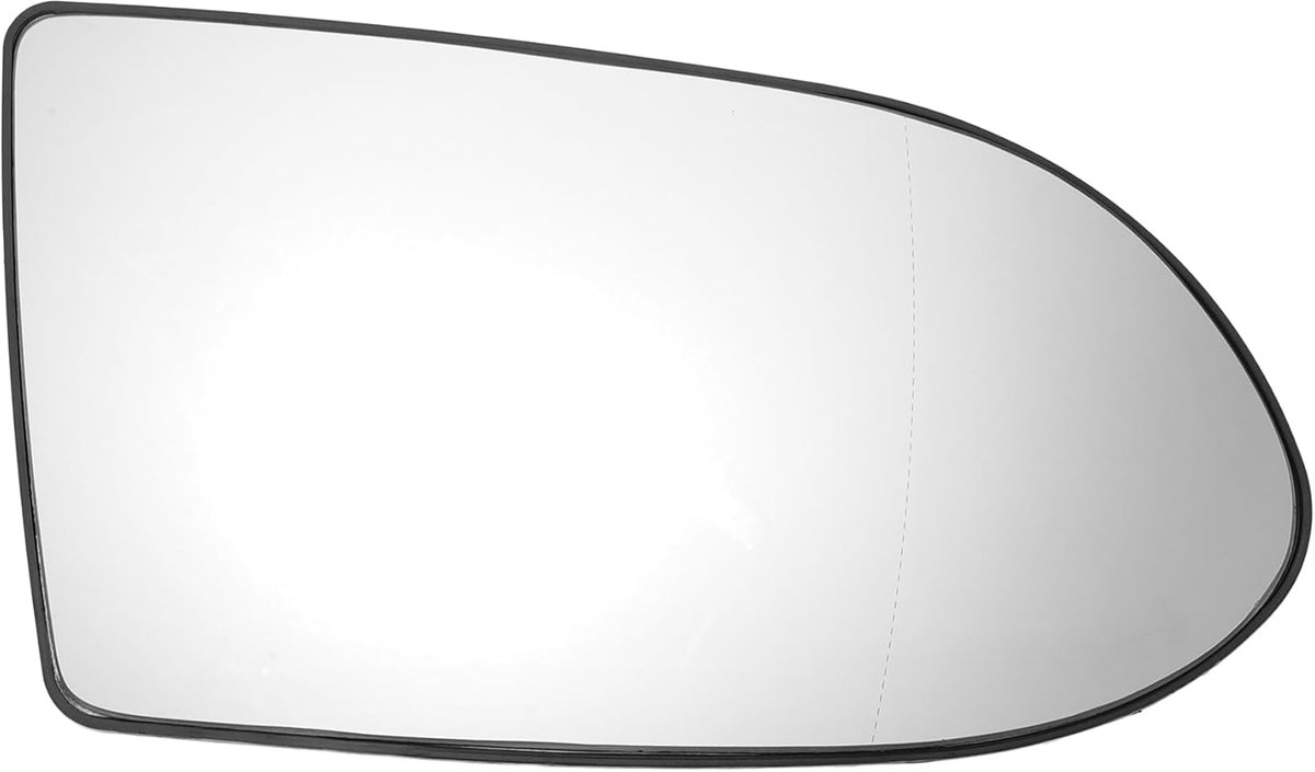Dailygoods - Auto Buitenspiegel Glas Rechts Vervanging - Verwarmd en Aspherisch - Wit Glas - Geschikt voor Zafira A 1999-2005