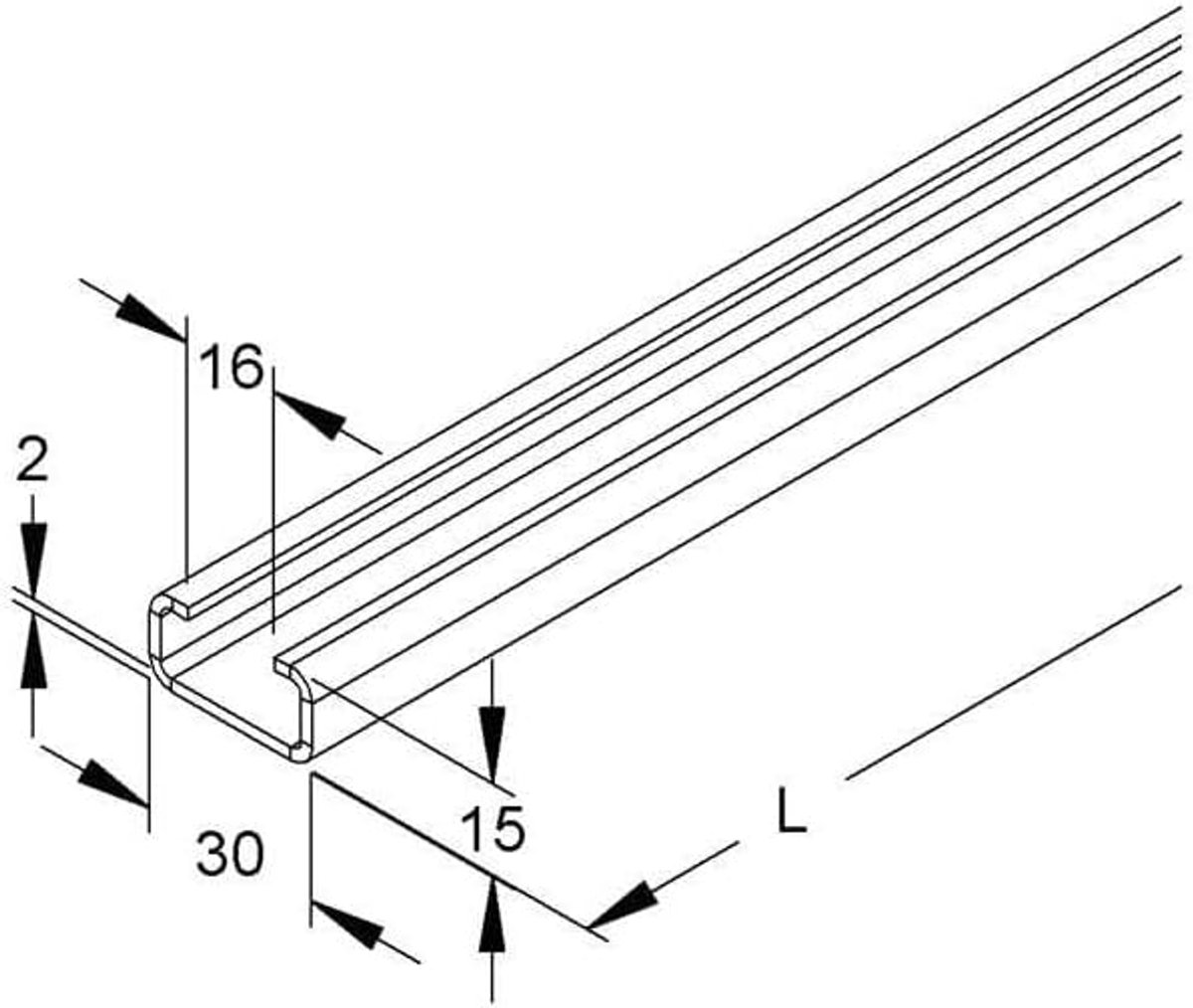 Klemrail 2971/2 fo