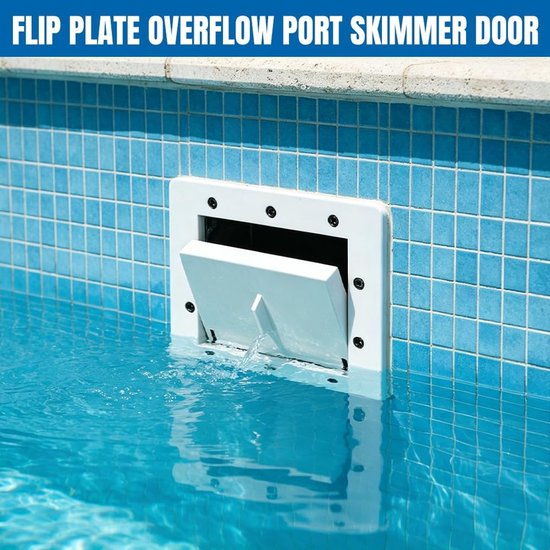 Kunststof skimmerklep vervangende compatibel met Hayward skimmerklep Weir Gate Assembly zwembadaccessoires vijverskimmer voor tuinzwembad — afbeelding 2