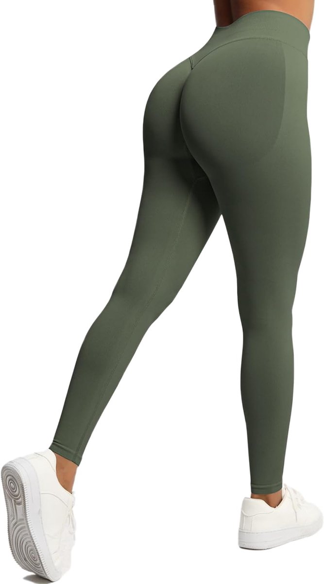 Leggings Dames Hoge Taille Sportbroek Lange Booty Lifting Yogabroek Push Up Gym Sportbroek Naadloze Hardloopbroek Sportleggings