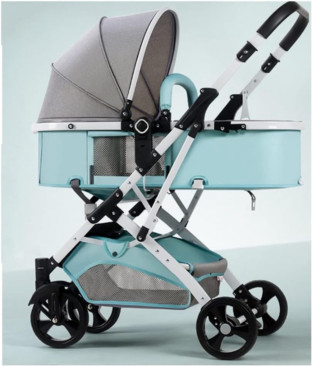 Buggy wandelwagen, zit- en ligstand, lichtgewicht, compact opvouwbaar, geschikt voor pasgeborenen