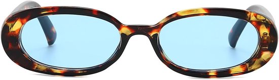 Ovale Kleine Frame Zonnebril voor Vrouwen Kleine Gezicht Smalle Stijl 90s Stijl — afbeelding 2