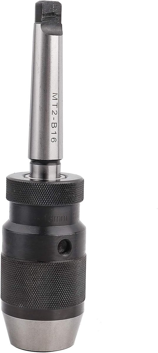 Boorkop adapter 1-13mm - staal - zelfaansluitend - MT2-B16 spindel voor microboor