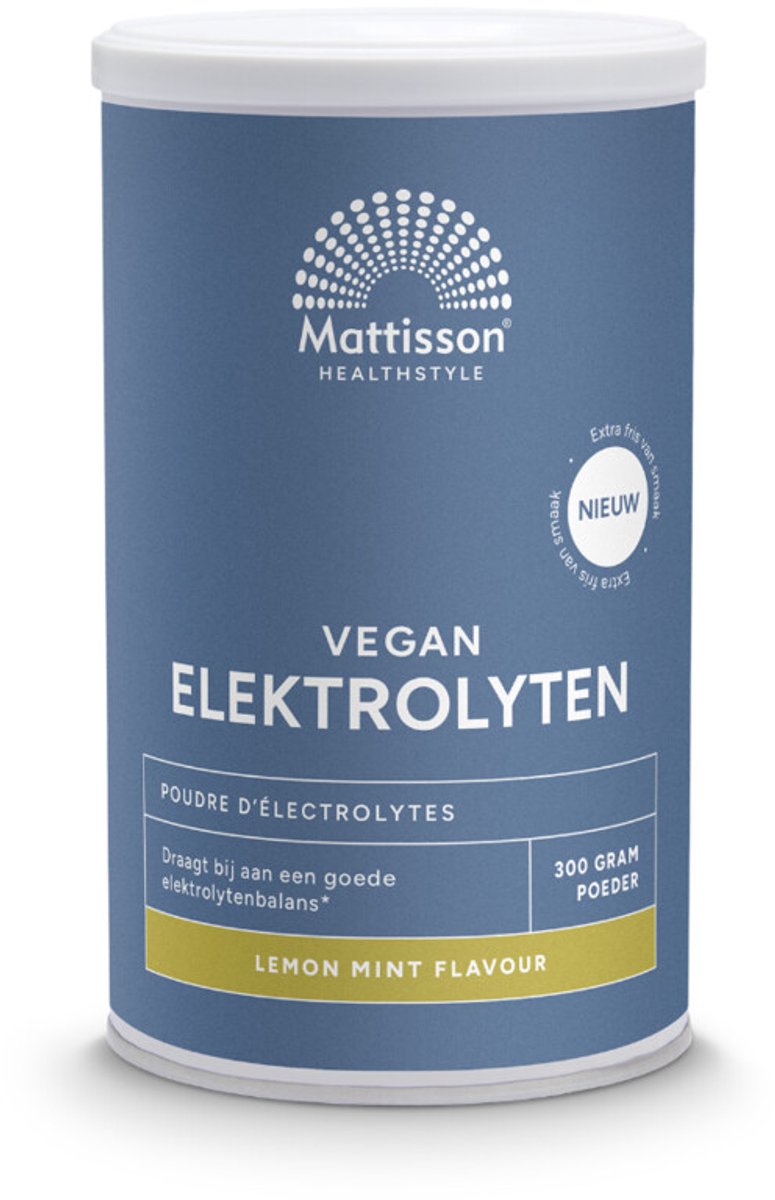 Mattisson Elektrolyten Poeder Lemon Mint 300 ml