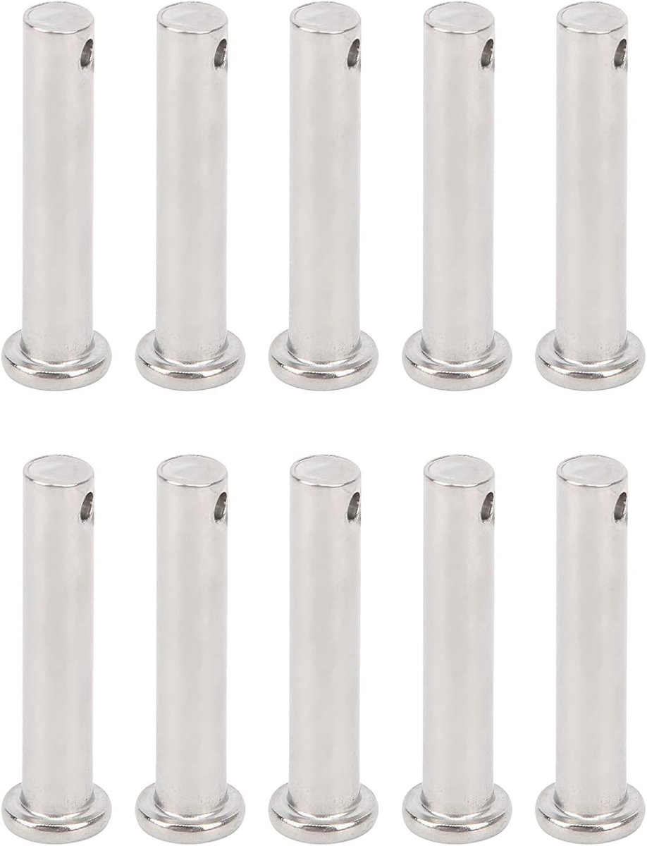 Gaffelpennen M8x40mm Roestvrijstalen Gaffelpennen met één Gat
