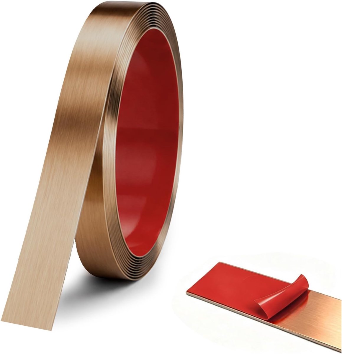 7mx2cm Sierranden Zelfklevend Metaalband Roségoud Rostvrij Staal