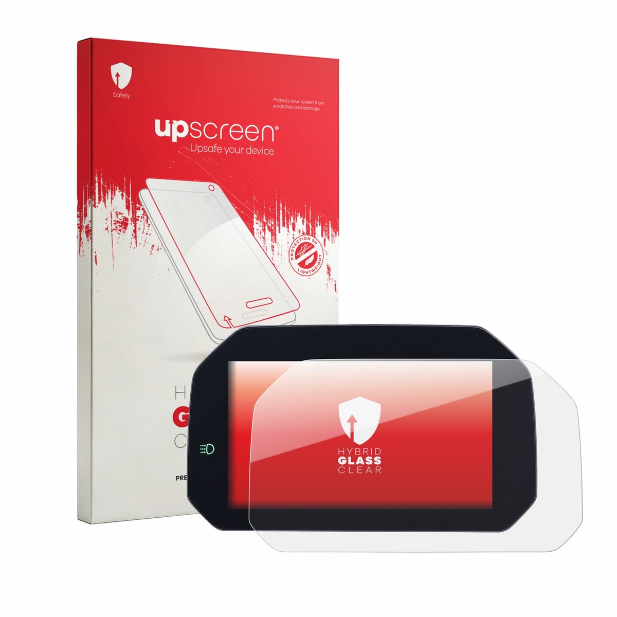 upscreen - Screenprotector voor BMW F 450 GS 2026 TFT-Display 6.5" - Folie Beschermfolie Beschermglas transparant