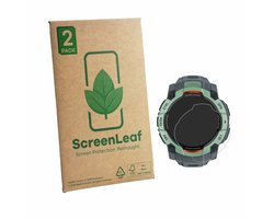 2 Stuks Screenprotector voor Garmin Instinct 3 AMOLED / Solar (45 mm) - Hoogwaardige Beschermfolie transparant