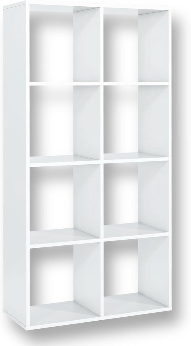 Meble masztalerz Boekenkast 72 cm, 8 Vakken, Witt