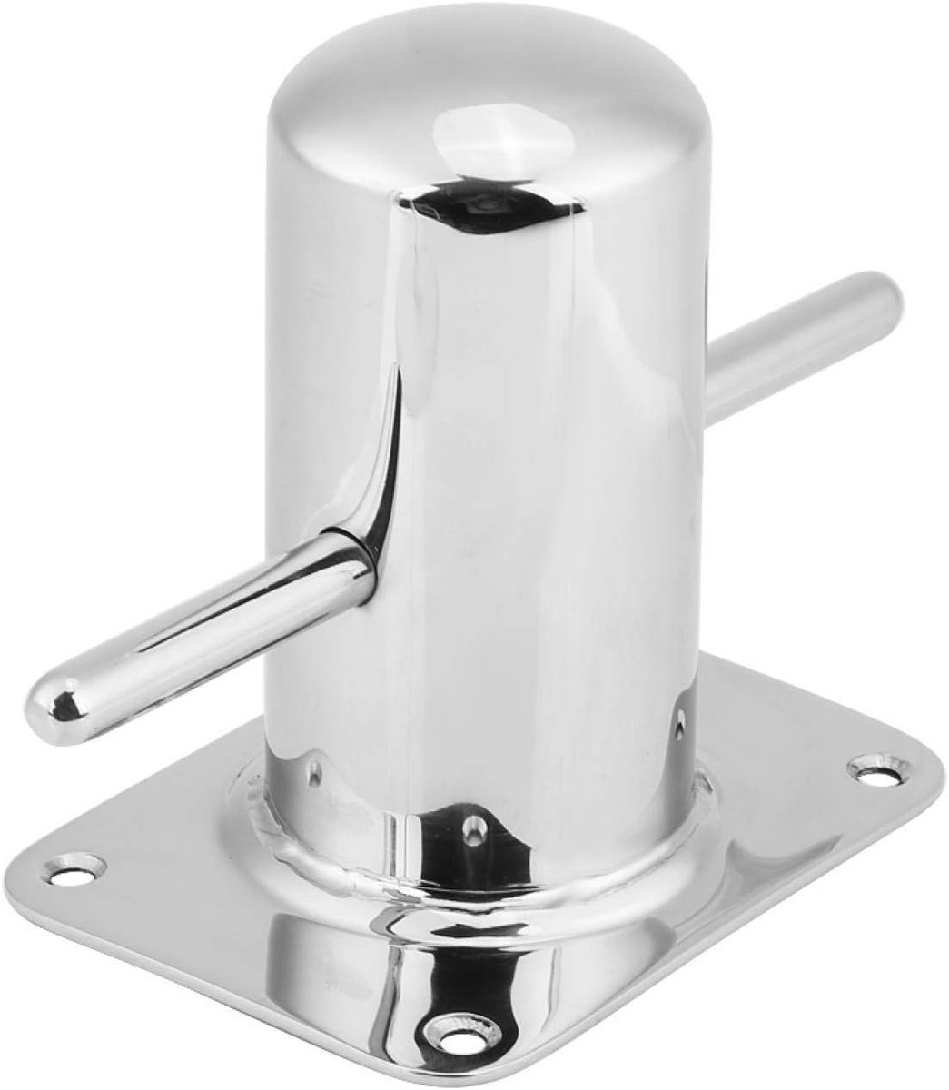 Bolder, Universele 316 Rvs Cross Bolder Zilver Marine Cross Bollard Fit Voor Marine Yacht 120mm * 90mm