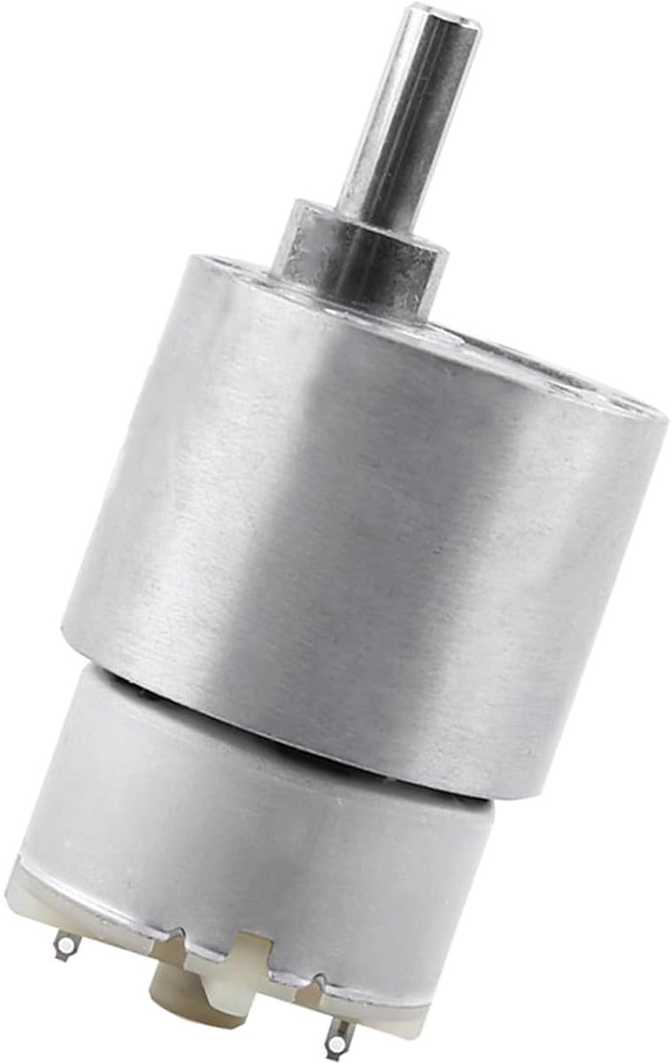 12V Moteur Électrique Réversible de Réduction Moteur à Engrenages de Couple Élevé Boîte de Vitesse avec l'Axe de Production 3.5/15/30/70 RPM, 37mm(30RPM)