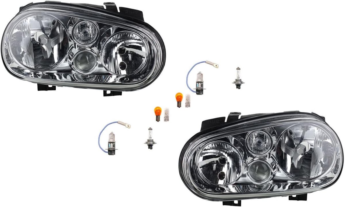 Koplampen Halogeen geschikt voor VW Golf IV 1J1 1997-2003 Set lampen Li Re