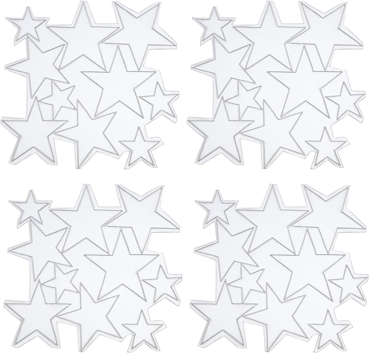 80Pcs Ster Spiegel Stickers Acryl Verwijderbare Pentagram Spiegel Behang 3D Diy Muurstickers voor Woonkamer Slaapkamer Thuis Muur Art Decor