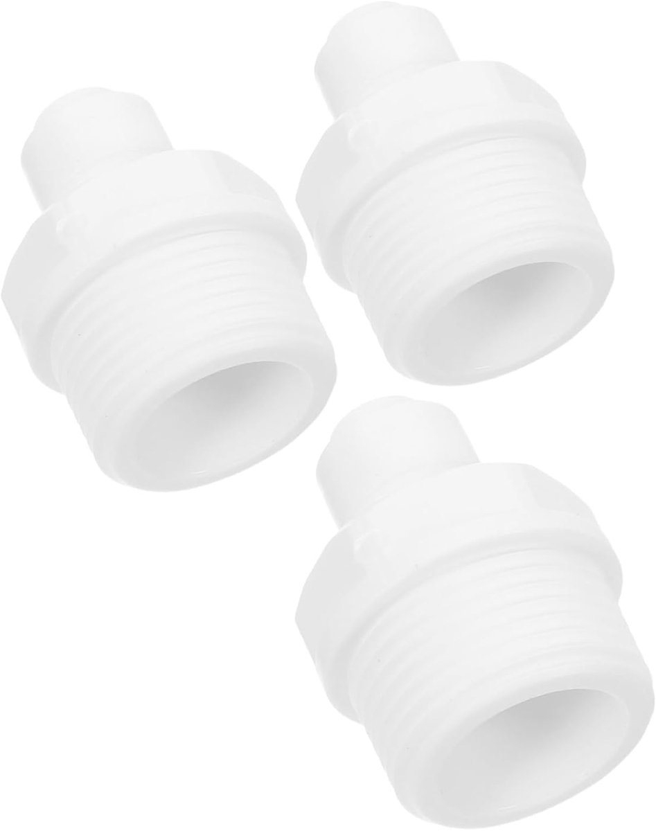 3 Stuks Snelkoppelingen: Waterleidingfitting 3/4 Naar 1/4 Adapter Zelfborgende Aansluitingen Onderdelen Voor Waterfilters Tuin Ijsmachine Koffiezetapparaat