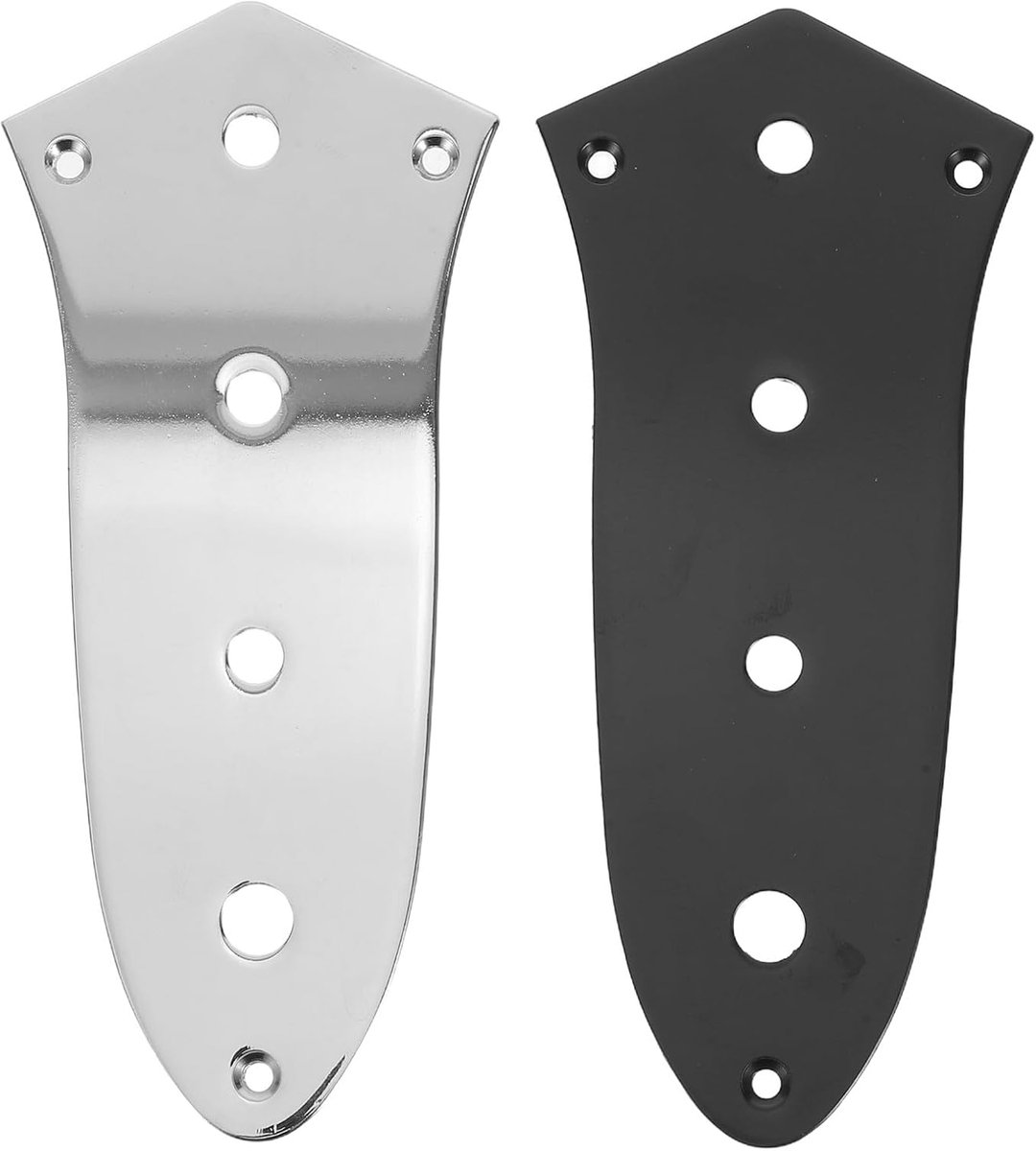 2 stuks basgitaar truss rod covers: gitaar truss rod cover 4 gaten - metalen kern vervanging voor gitaar onderdeel - accessoires voor reparatie en onderhoud