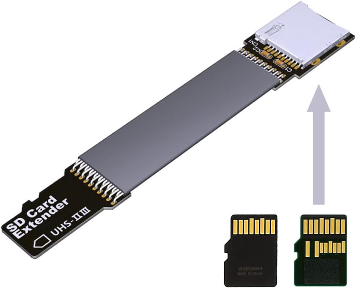 Micro SD Mannelijke Extender TF-kaart Vrouwelijke Verlengkabel Adapter Flexibele SD/SDHC/SDXC UHS-III UHS-3