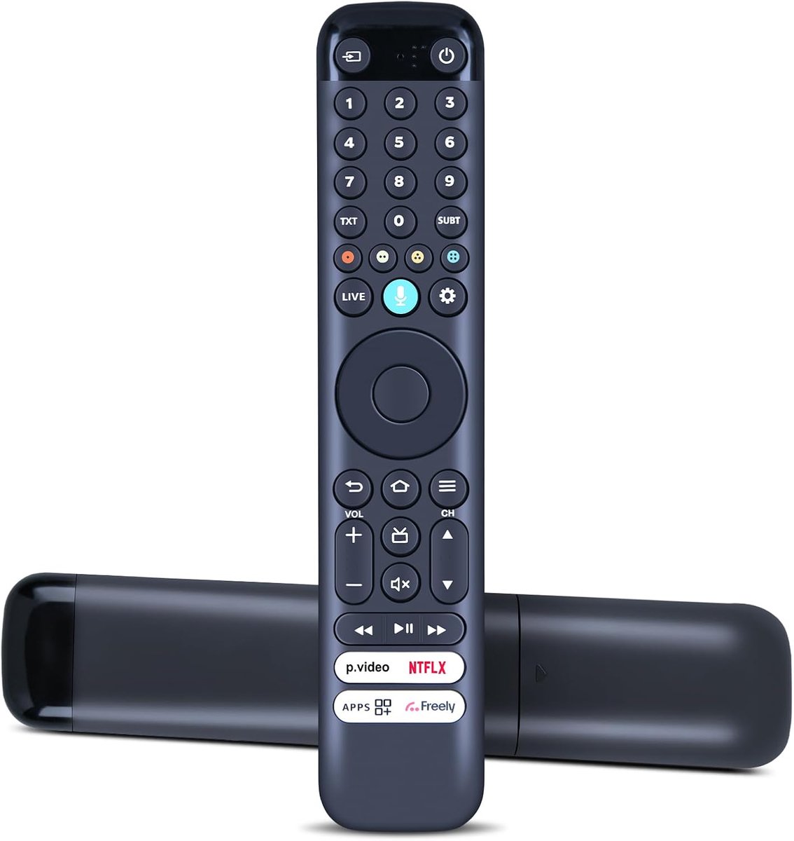 Afstandsbediening RC833 CKB2 voor TCL-televisie, compatibel met TCL Android/Google UHD OLED QNED Smart TV